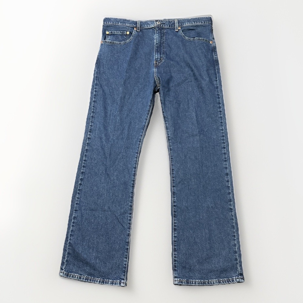 Levis 517 Jeans Mens 38x30 Blue Bootcut Denim Pants Classic Western USA Style